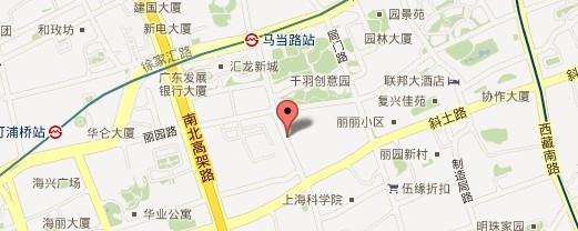 DDB在上海的地理位置